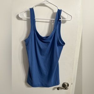Workout, ribbed tank.